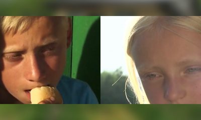 Doi copii parasiti de mama se roaga zilnic sa aiba ce manca